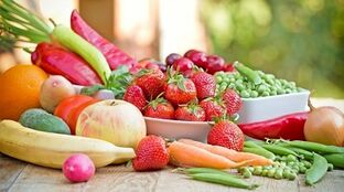 dieta di frutta e verdura per i pigri