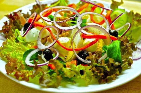 insalata di verdure dimagrante